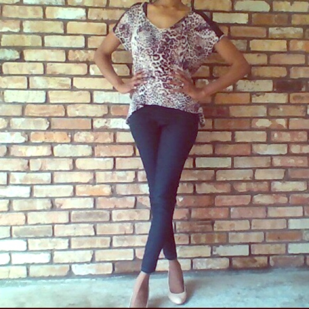 Jennifer Lopez Leopard Top